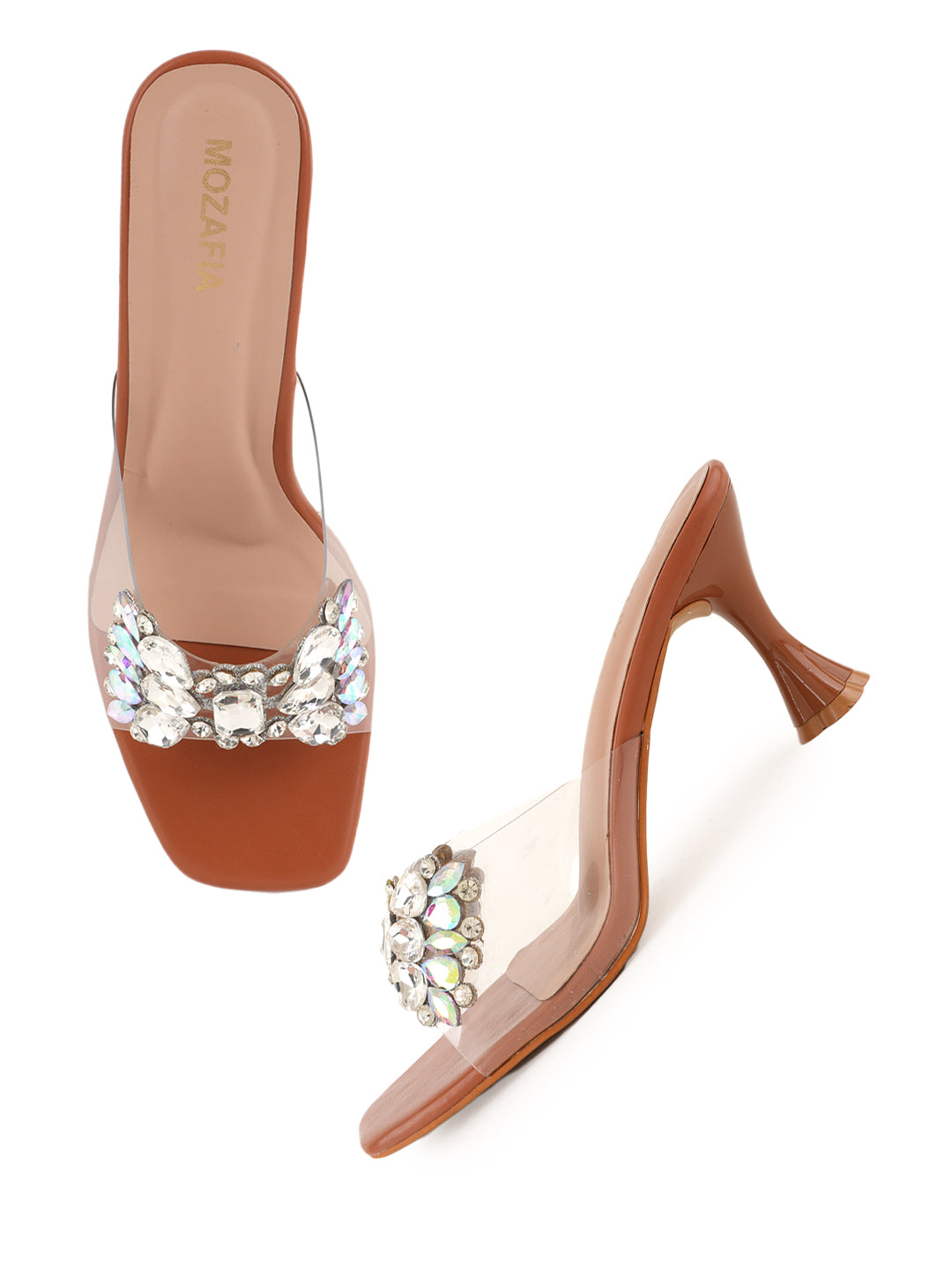 MOZAFIA Heels Sandals for Women
