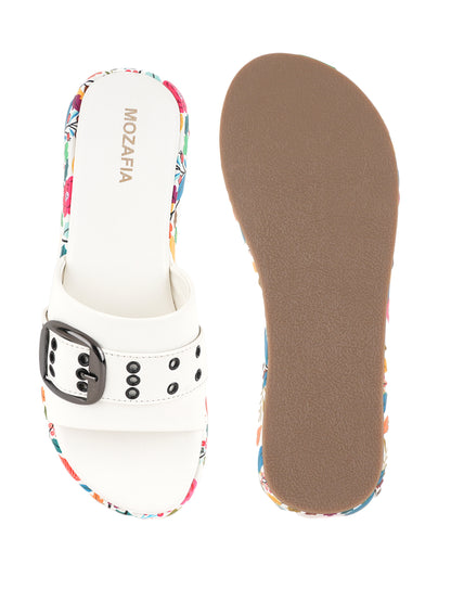 MOZAFIA Flats Sandals for Women