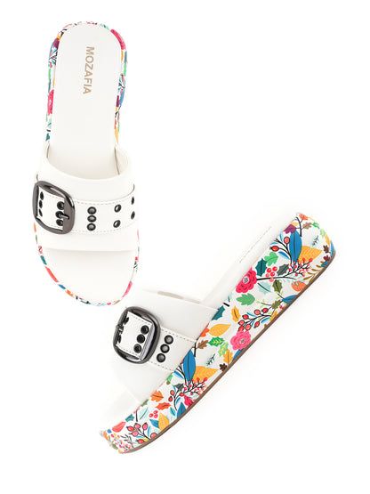MOZAFIA Flats Sandals for Women