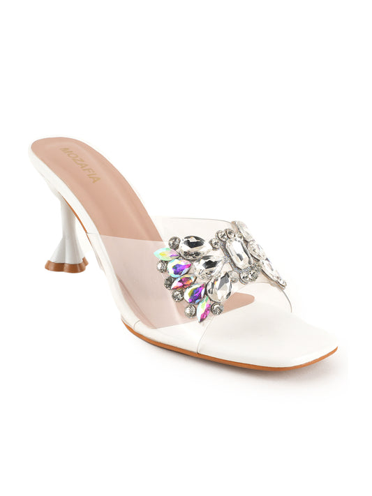 MOZAFIA Heels Sandals for Women