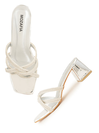 MOZAFIA Heels Sandals for Women