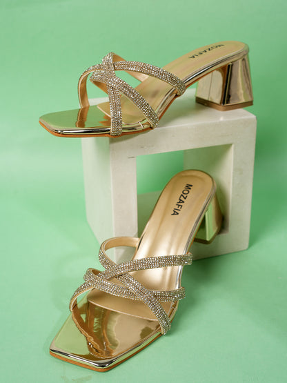 MOZAFIA Heels Sandals for Women