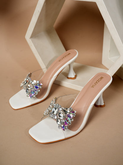 MOZAFIA Heels Sandals for Women