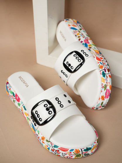 MOZAFIA Flats Sandals for Women