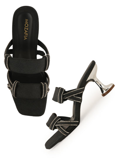 MOZAFIA Heels Sandals for Women