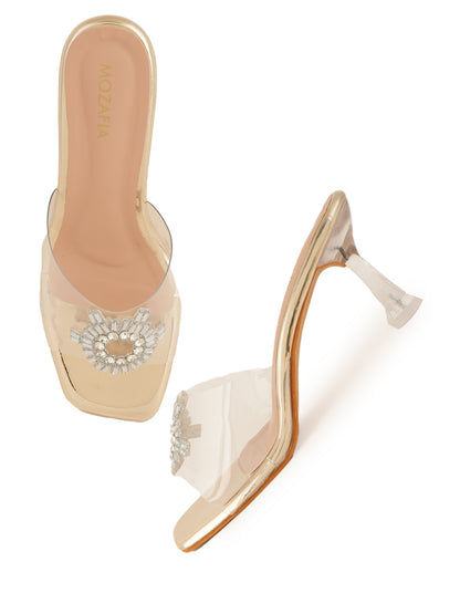 MOZAFIA Heels Sandals for Women