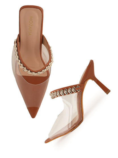 MOZAFIA Heels Sandals for Women