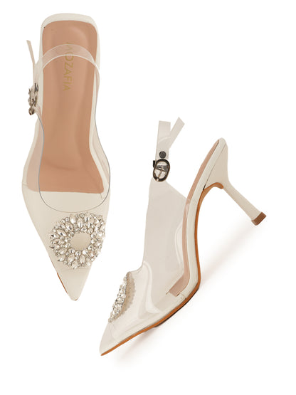 MOZAFIA Heels Sandals for Women