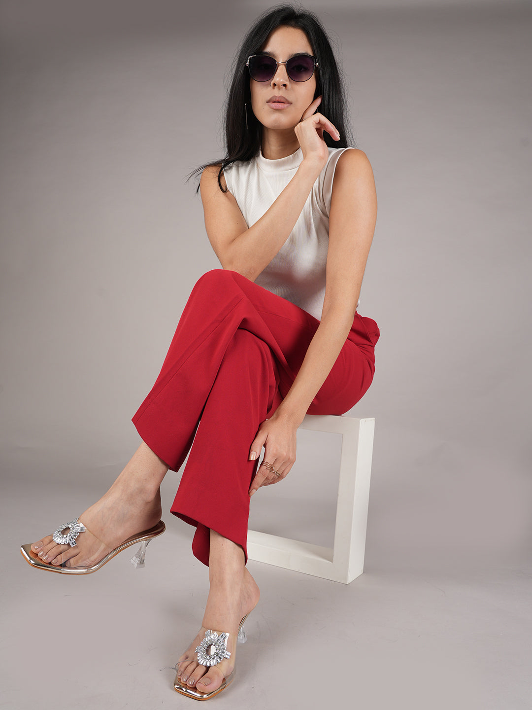 MOZAFIA Heels Sandals for Women