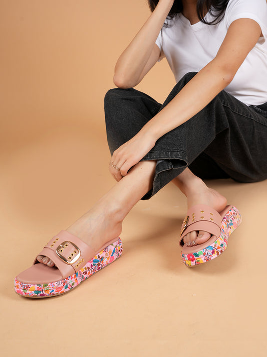 MOZAFIA Flats Sandals for Women