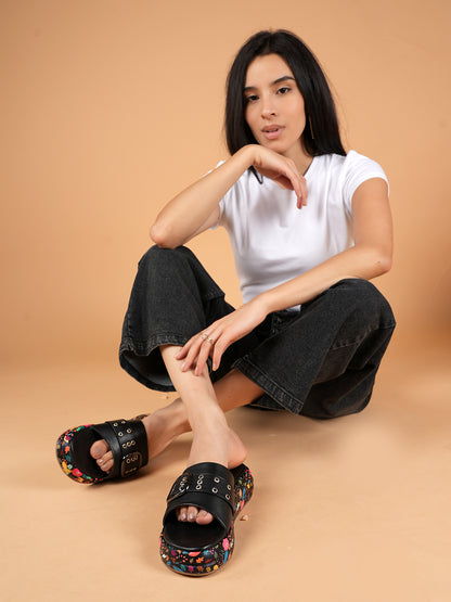 MOZAFIA Flats Sandals for Women