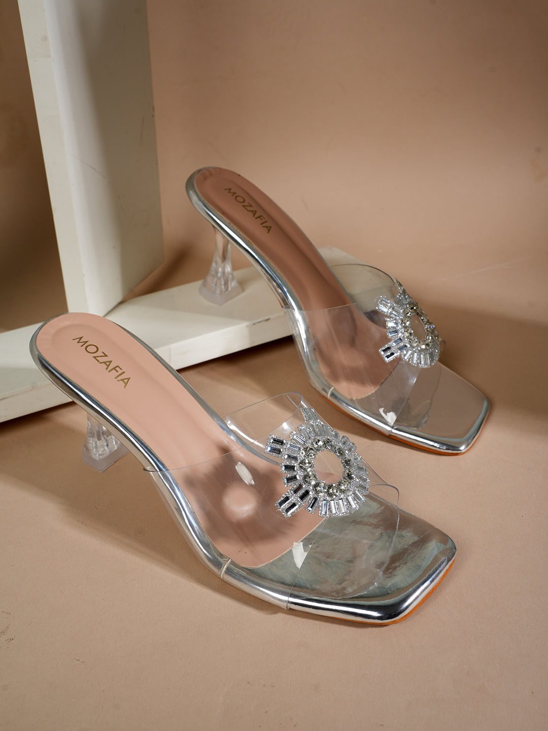 MOZAFIA Heels Sandals for Women