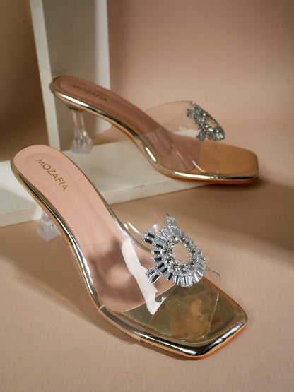 MOZAFIA Heels Sandals for Women