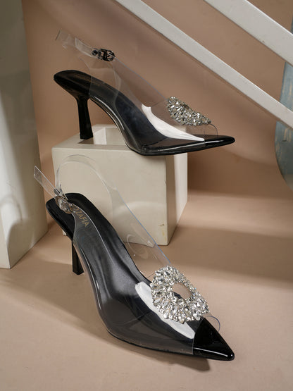 MOZAFIA Heels Sandals for Women