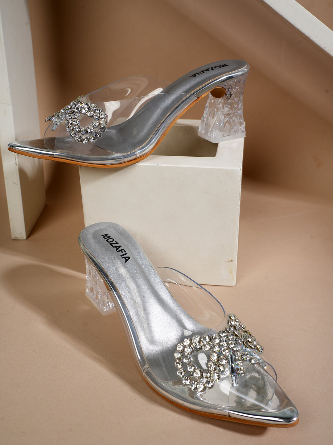 MOZAFIA Heels Sandals for Women