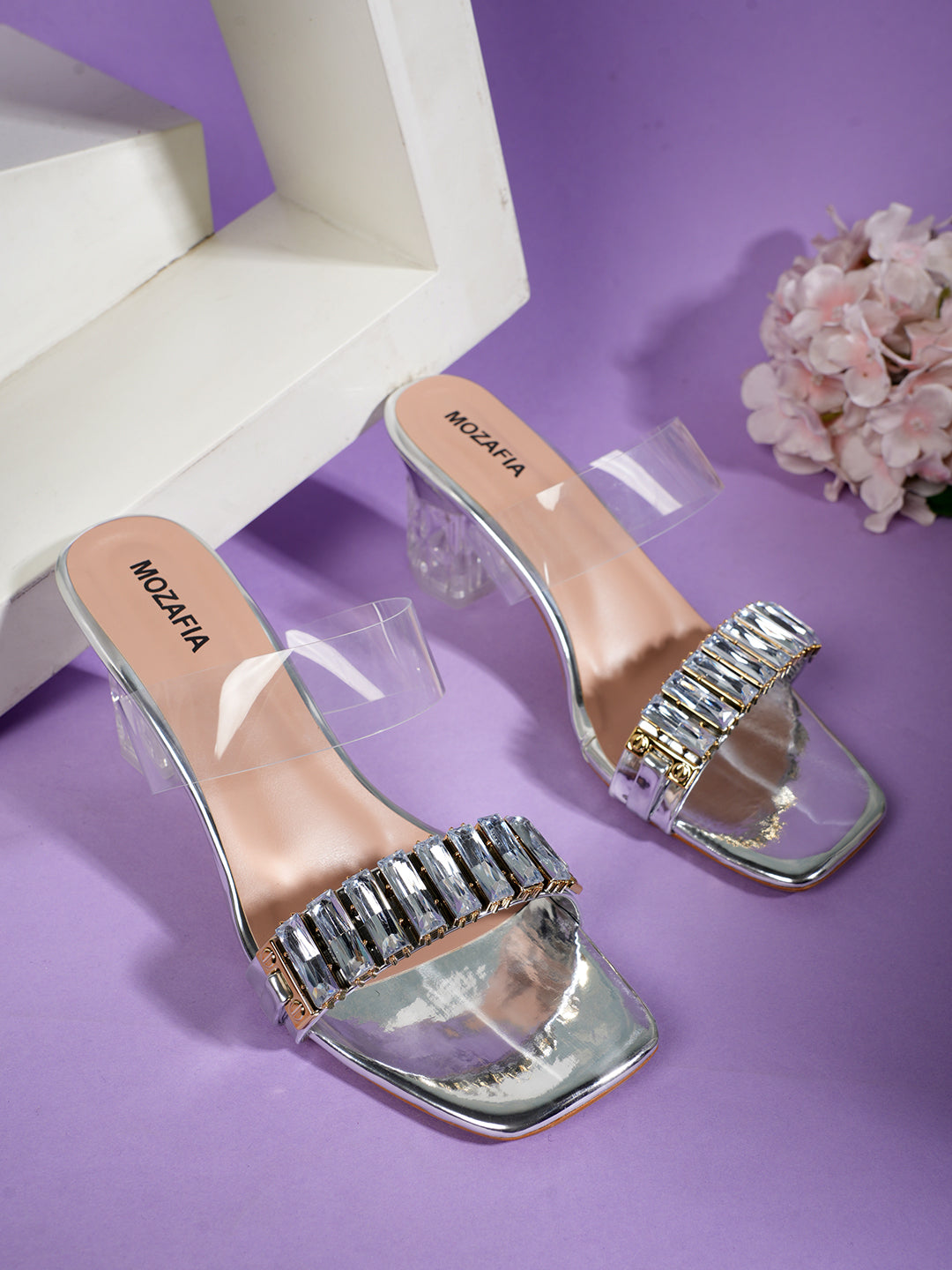 MOZAFIA Heels Sandals for Women