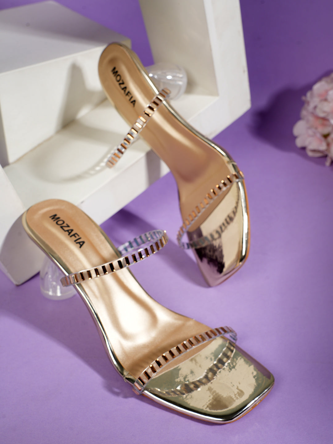 MOZAFIA Heels Sandals for Women