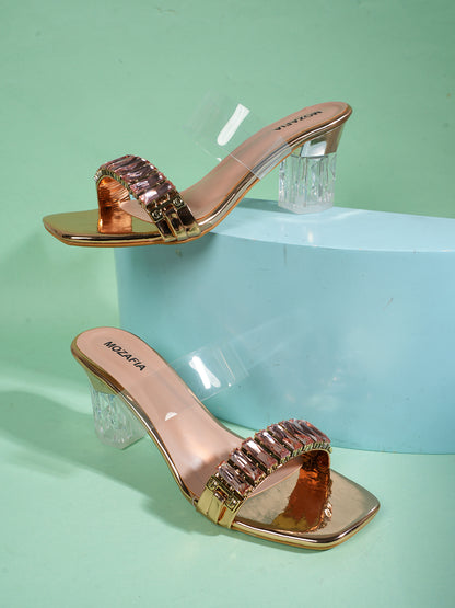 MOZAFIA Heels Sandals for Women