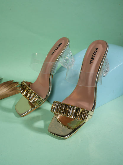 MOZAFIA Heels Sandals for Women
