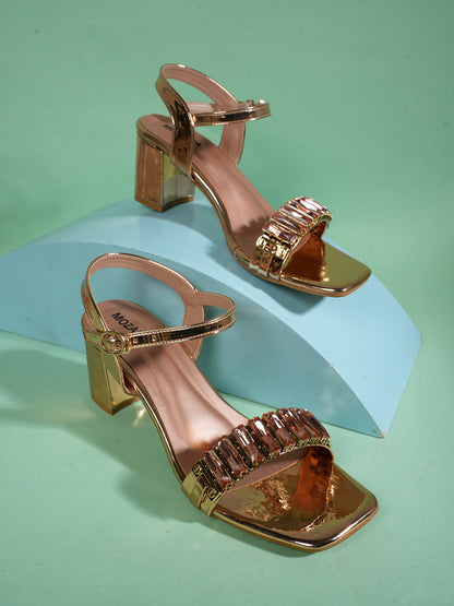 MOZAFIA Heels Sandals for Women