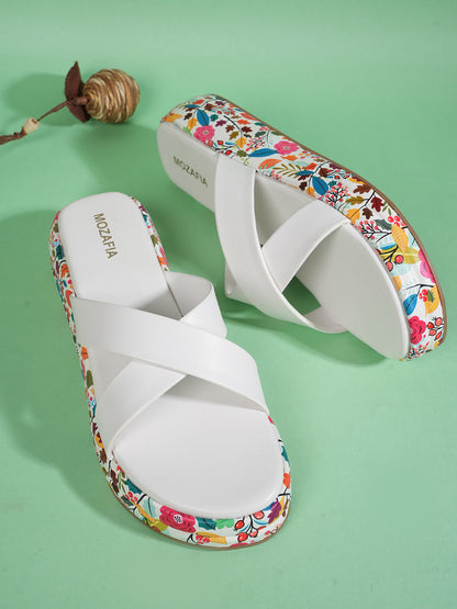 MOZAFIA Flats Sandals for Women