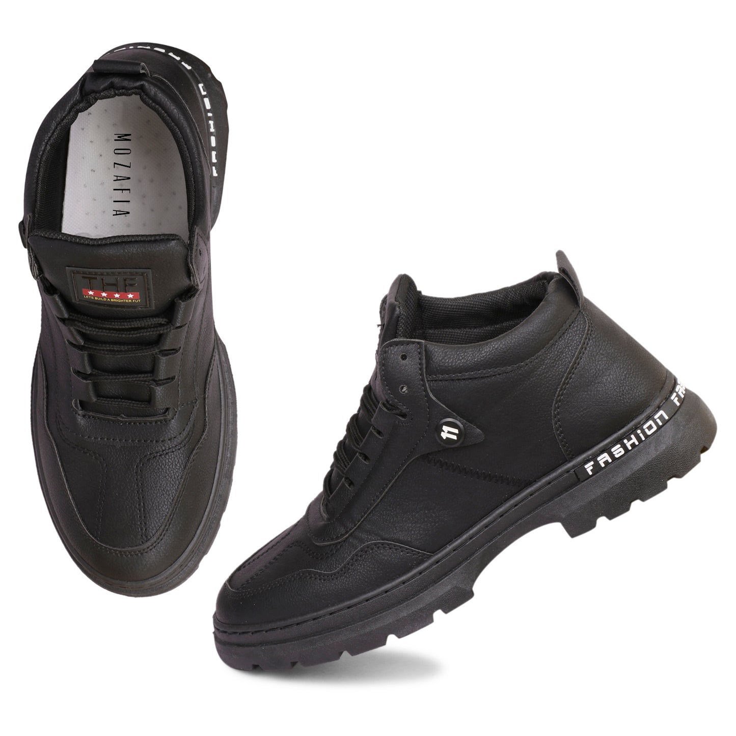 Mozafia Lace Up Men Casual Shoes(MZF-PB-RMAR-111)