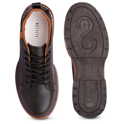 Mozafia Lace Up Men Casual Shoes(MZF-PB-RMAR-113)