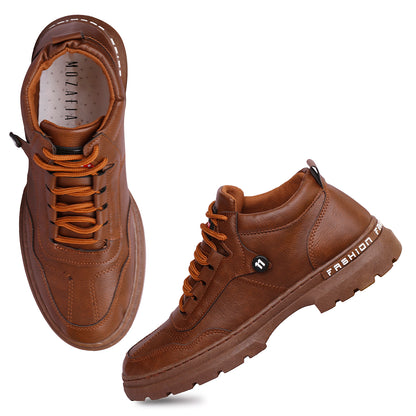 Mozafia Lace Up Men Casual Shoes(MZF-PB-RMAR-111)
