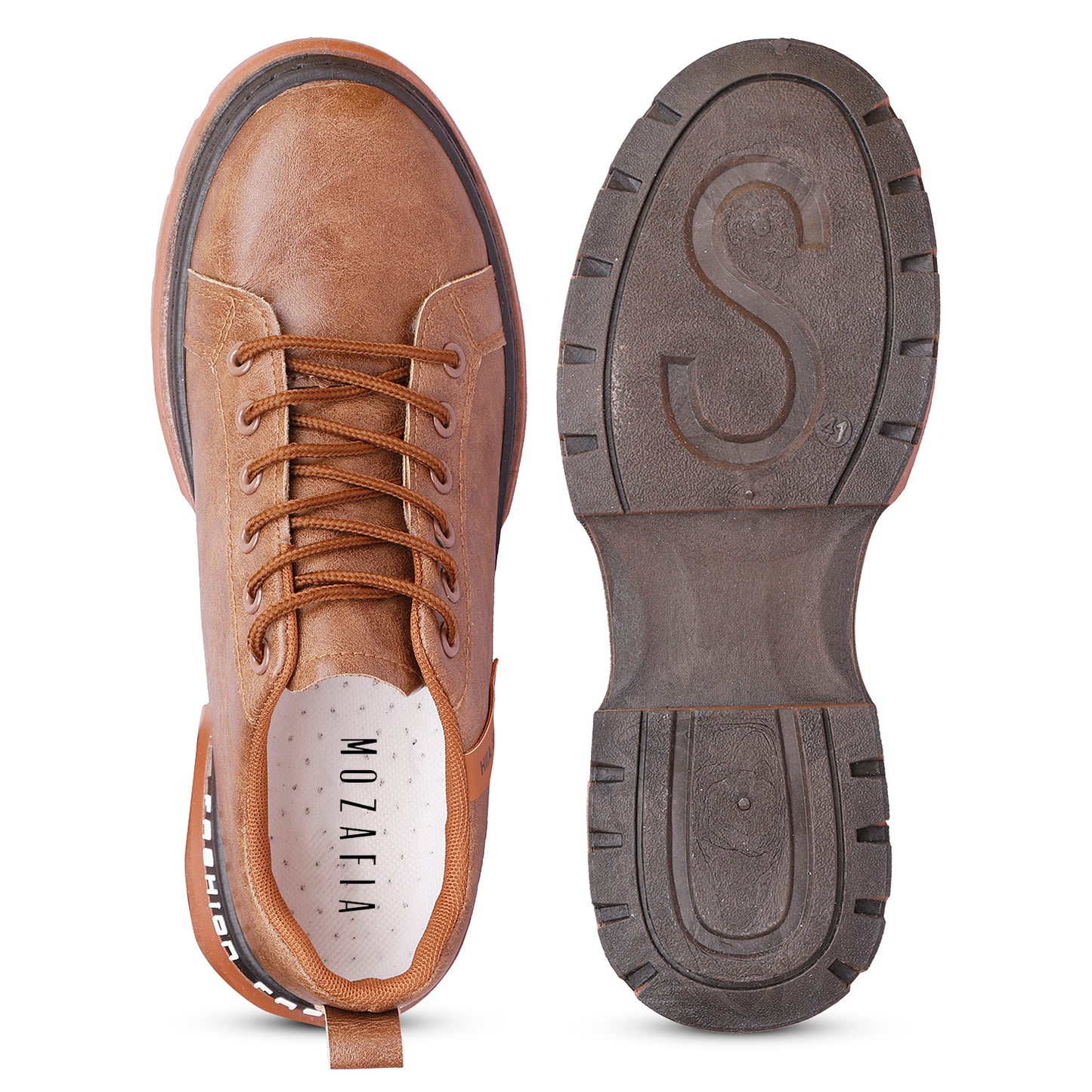 Mozafia Lace Up Men Casual Shoes(MZF-PB-RMAR-113)