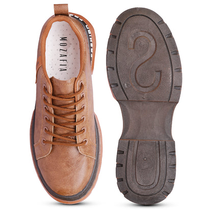 Mozafia Lace Up Men Casual Shoes(MZF-PB-RMAR-113)