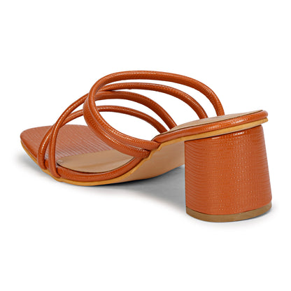 Mozafia Square Toe-Strappy -3 Women Heels