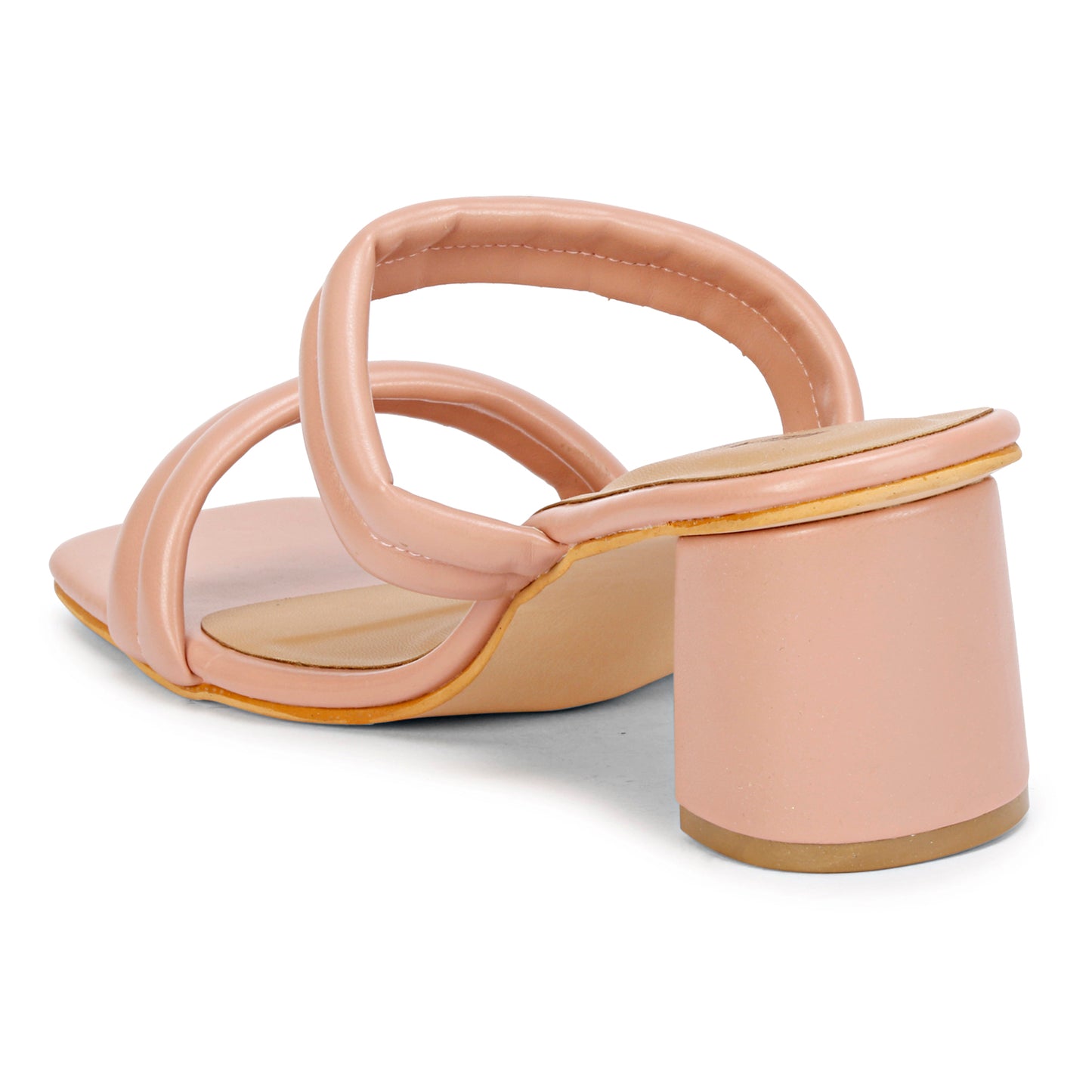 Mozafia Square Toe Strappy -5 Women Heel
