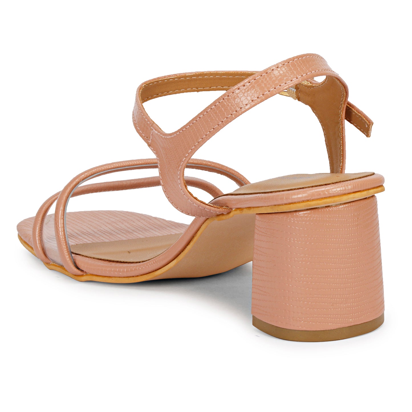 Mozafia Square Toe-Strappy -2 Women Heel
