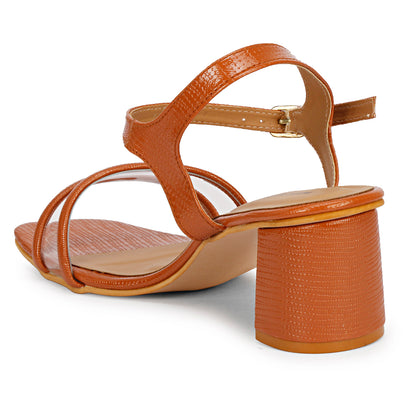 Mozafia Square Toe-Strappy -2 Women Heel
