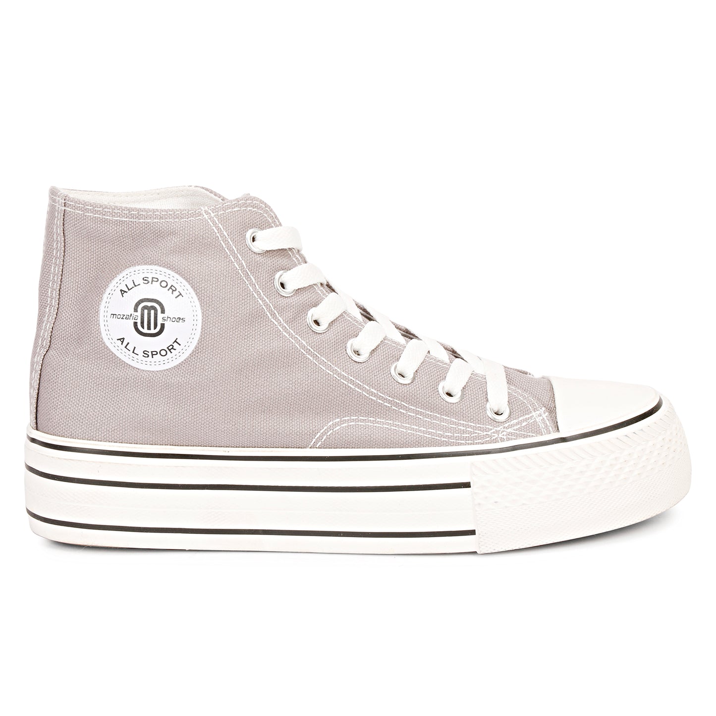 Mozafia Canvas Plim High Cut Women Shoe