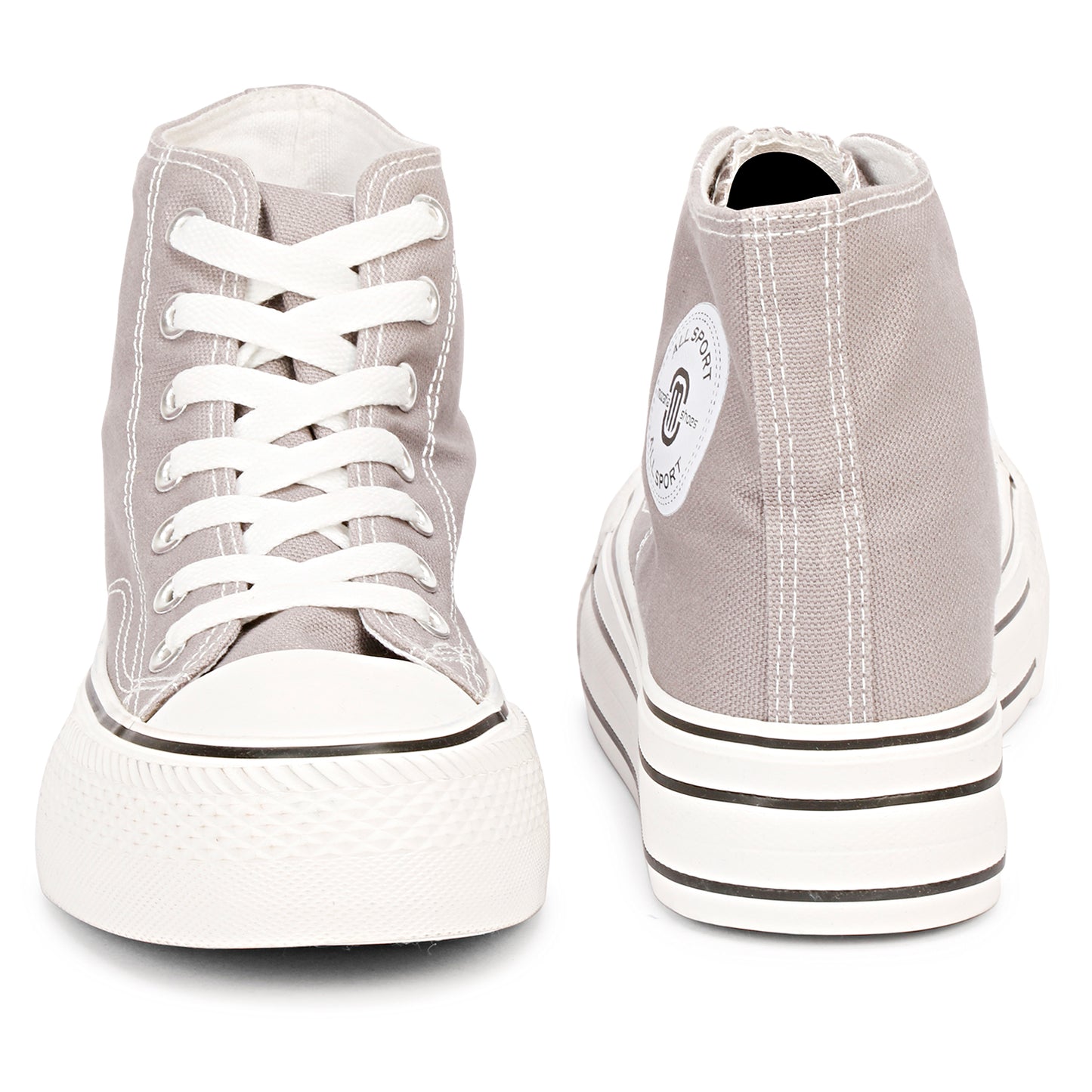 Mozafia Canvas Plim High Cut Women Shoe