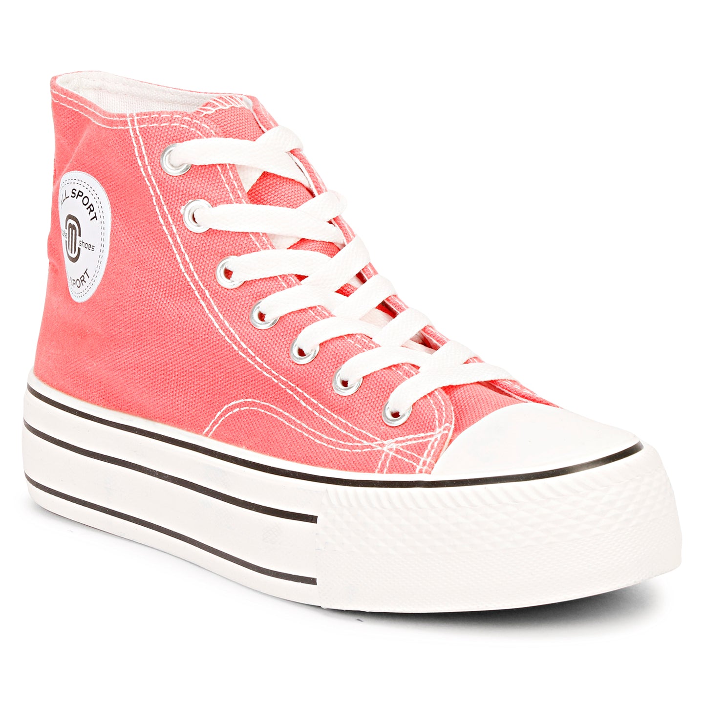 Mozafia Canvas Plim High Cut Women Shoe