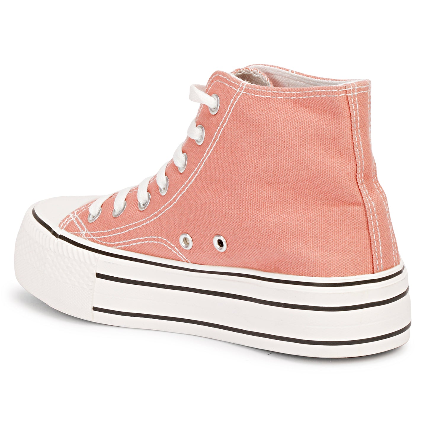 Mozafia Canvas Plim High Cut Women Shoe