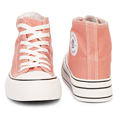 Mozafia Canvas Plim High Cut Women Shoe