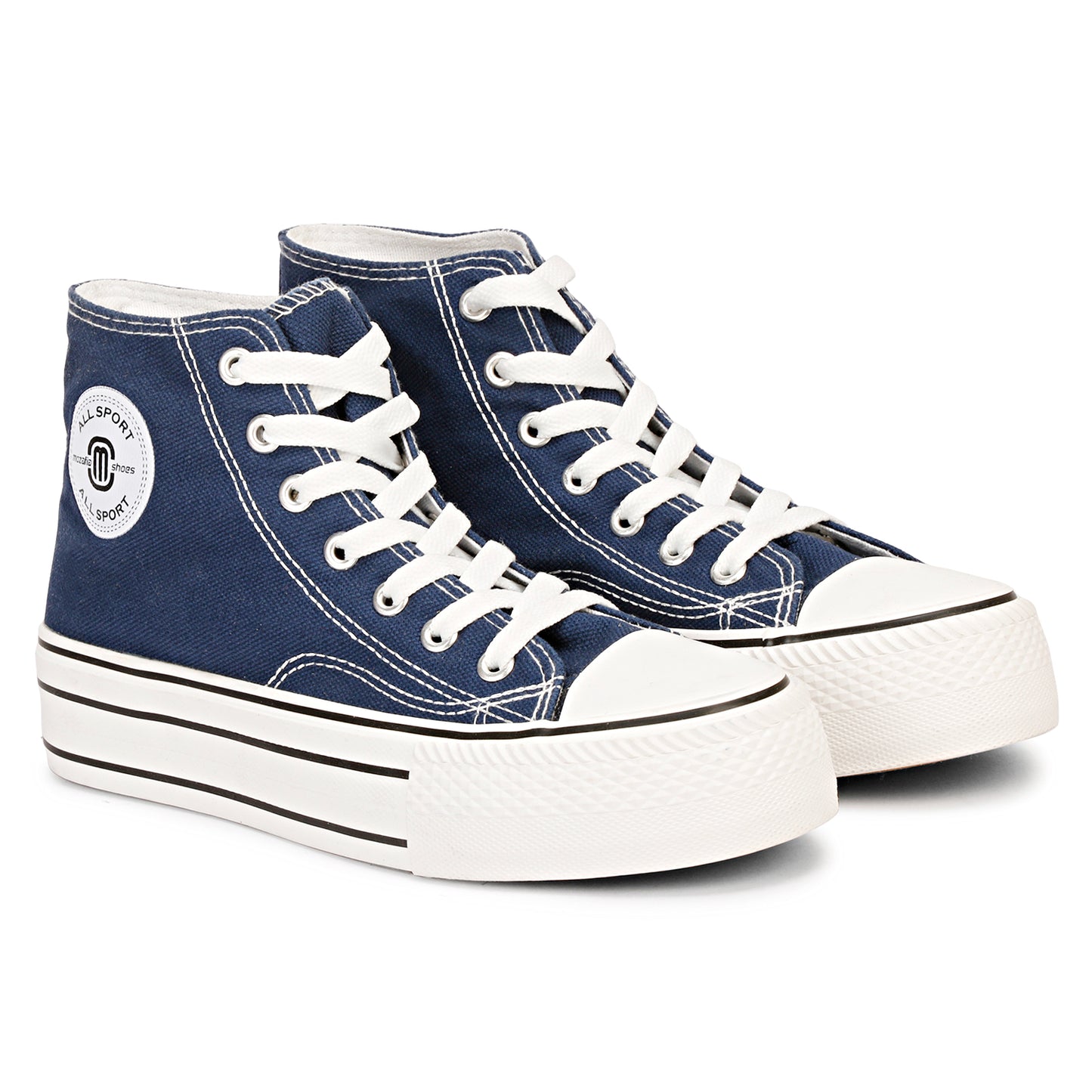Mozafia Canvas Plim High Cut Women Shoe