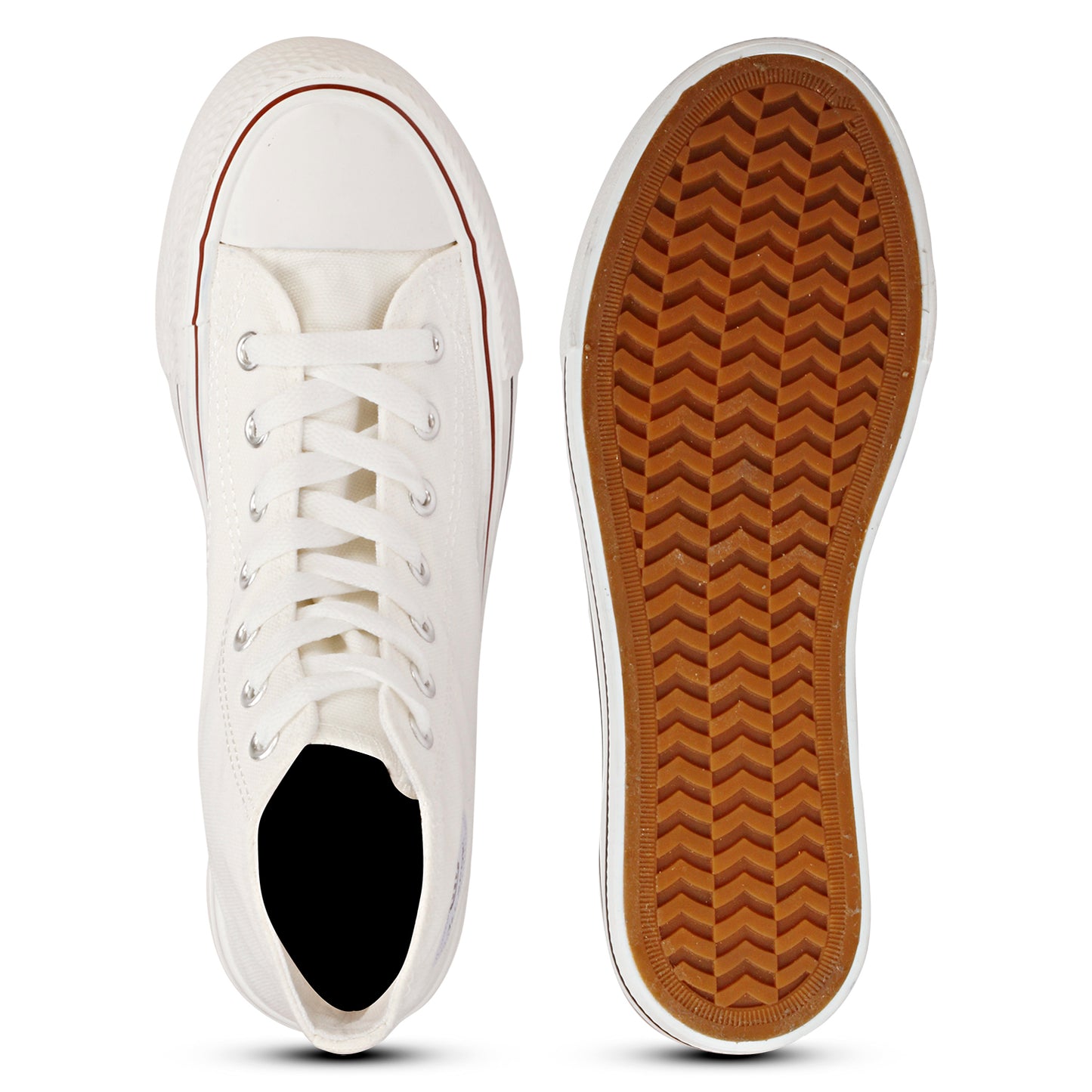 Mozafia Canvas Plim High Cut Women Shoe