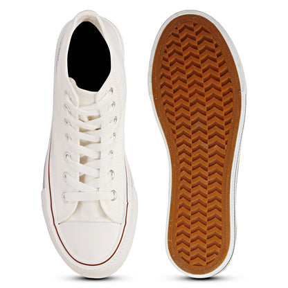 Mozafia Canvas Plim High Cut Women Shoe