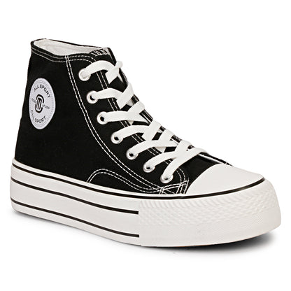 Mozafia Canvas Plim High Cut Women Shoe