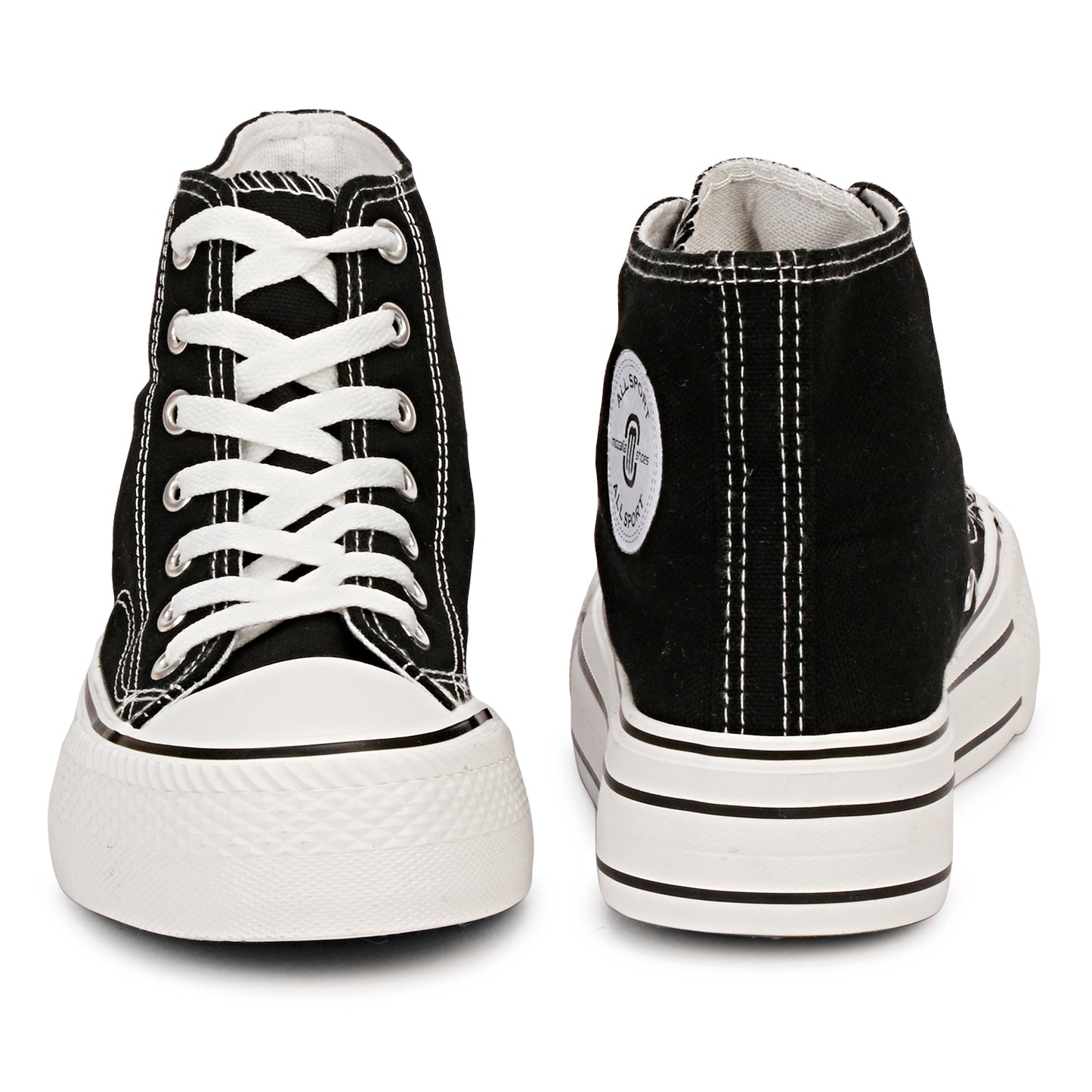 Mozafia Canvas Plim High Cut Women Shoe