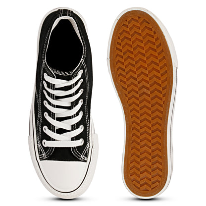 Mozafia Canvas Plim High Cut Women Shoe