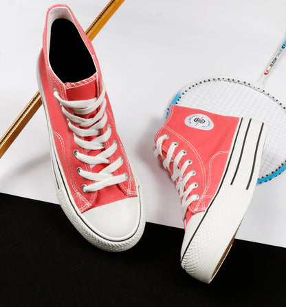 Mozafia Canvas Plim High Cut Women Shoe