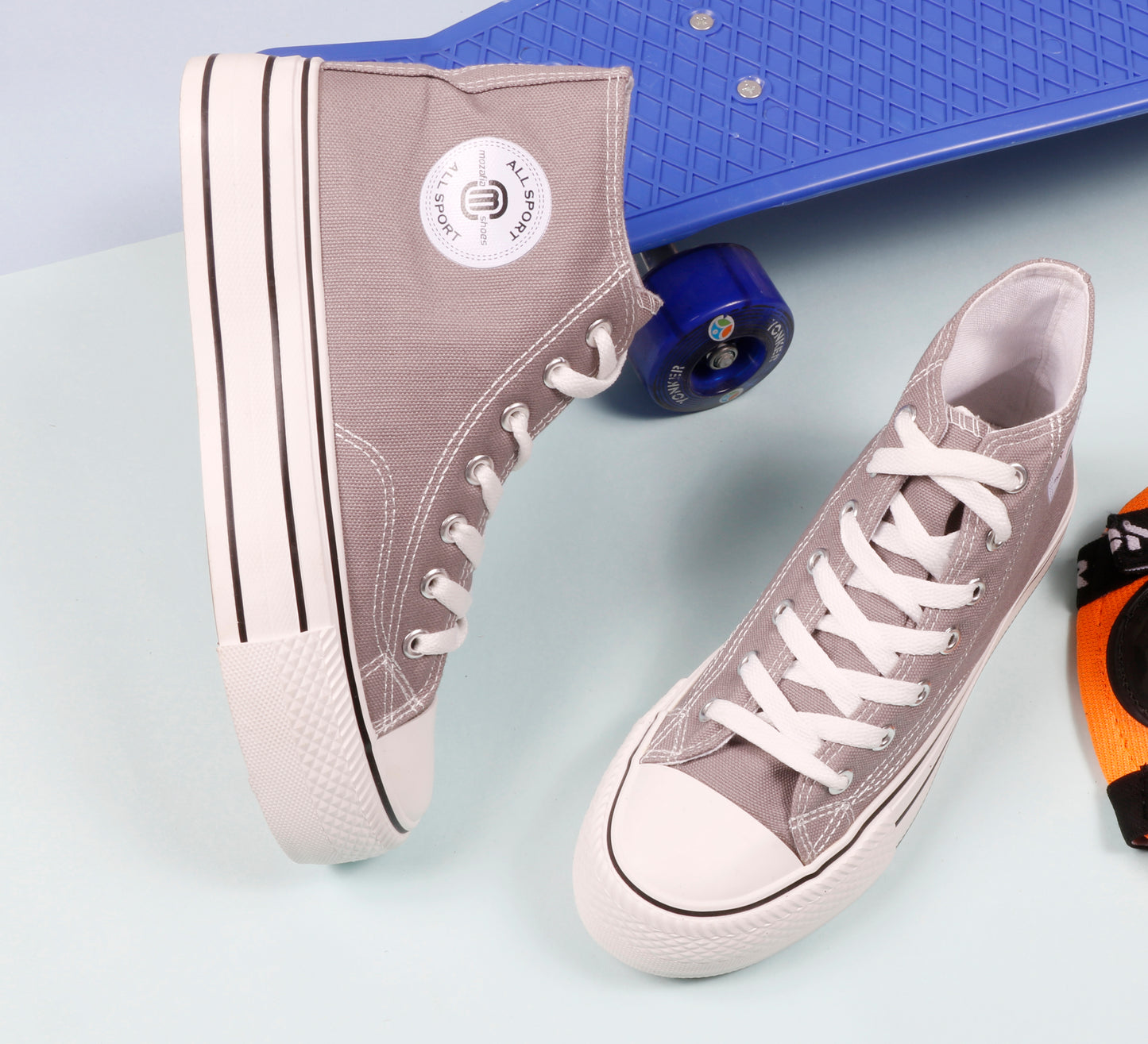 Mozafia Canvas Plim High Cut Women Shoe