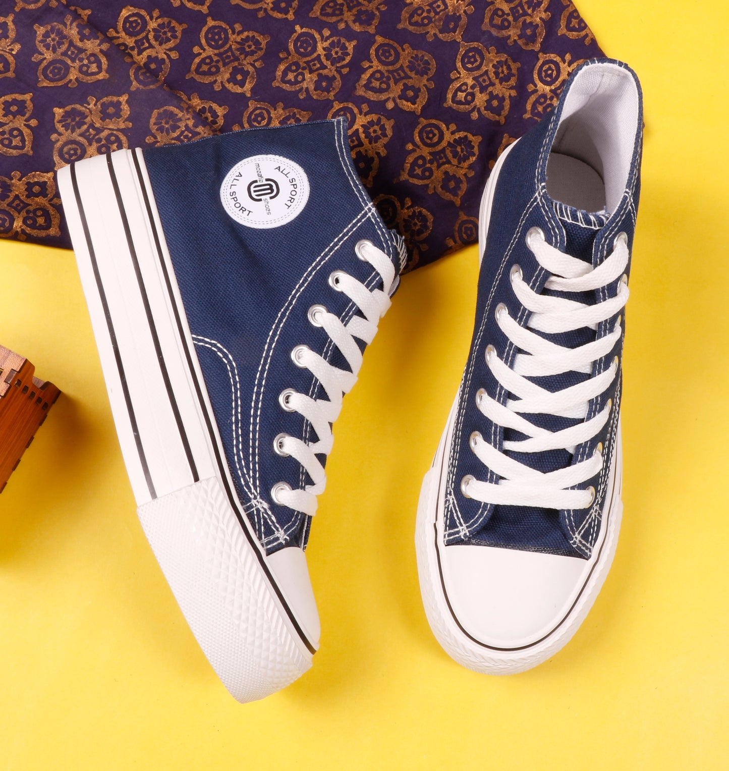 Mozafia Canvas Plim High Cut Women Shoe