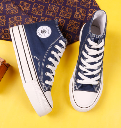 Mozafia Canvas Plim High Cut Women Shoe